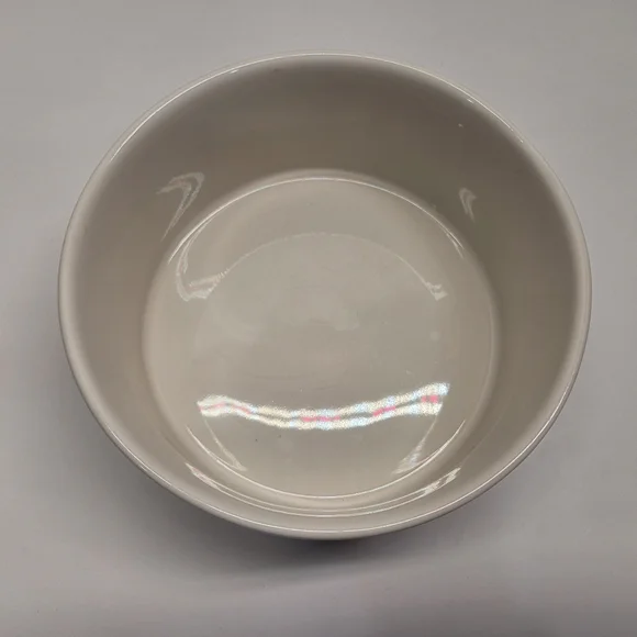 Rae Dunn Dog Food Bowl "All Mine" White Black Lettering Cute Modern Minimalist - Picture 3 of 7